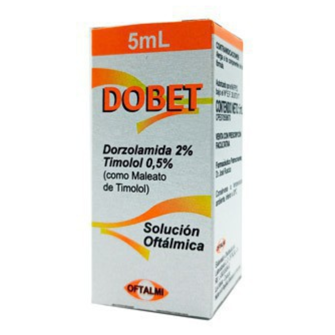 DOBET DORZOLAMIDA TIMOLOL 2-0.05% SOL OFT 5ML 